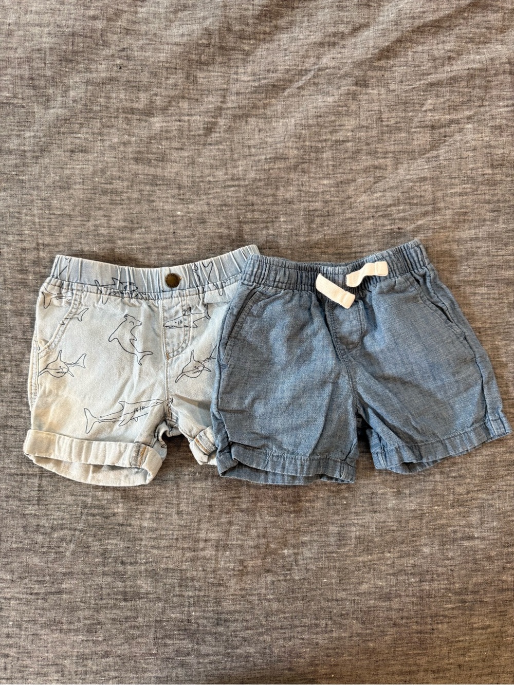 Baby chambray shorts